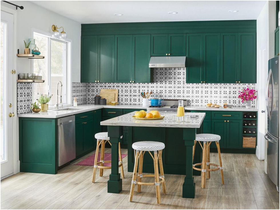 Should You Install Green Kitchen Cabinets