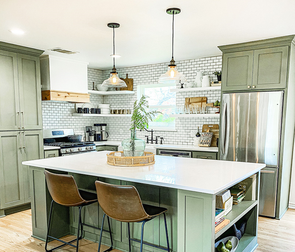 Reasons to Choose Sage Green Kitchen Cabinets for Kitchen Remodeling